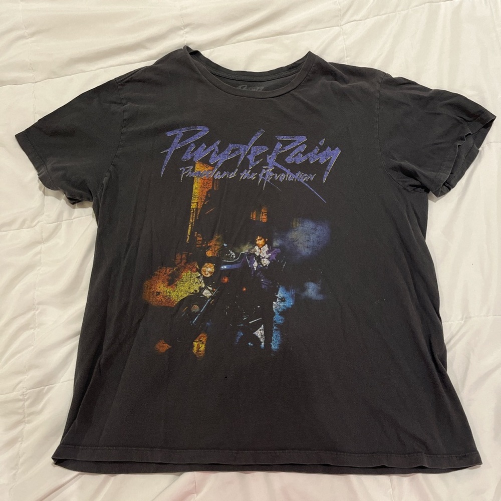 purple rain graphic tee